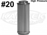 XRP 714045HP Replacement High Pressure Non Bypass 71 or 72 Series 45 Micron Stainless Filter Element